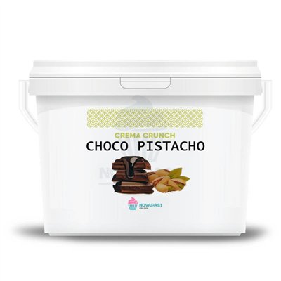 "Decory Cubo 3kg: Deliciosa Crema Crunch de Pistacho para Repostería"