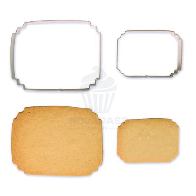 PME JOGO DE CORTADORES DE METAL RETANGULARES ESTILO 7