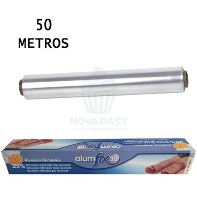 VP BOBINE 50 M. FILM TRANSPARENT CUISINE LARGEUR 30CM
