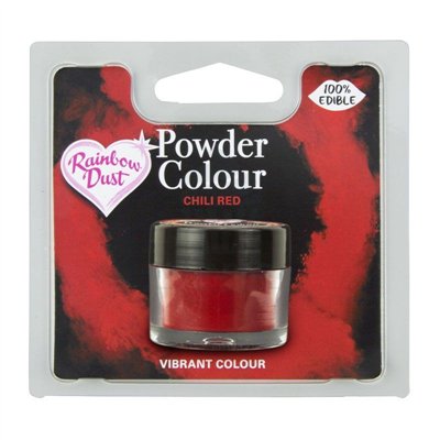 Colorante en polvo Rainbow Dust Chili Red 5g: Intensidad.