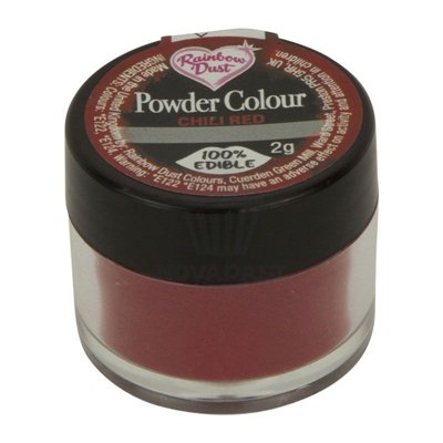 Colorant Poudre Rouge Chili 2g - Rainbow Dust