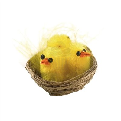 Délice de Pâques : 24 Poussins en Nid Chocolat 35mm