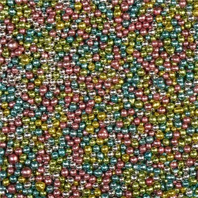MODECOR PERLES SUCRE COULEURS MÉTALLISÉES (900 GR)