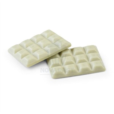 KIT DE 100 MINI TABLETES CHOCO PISTACHO 4X3 CM