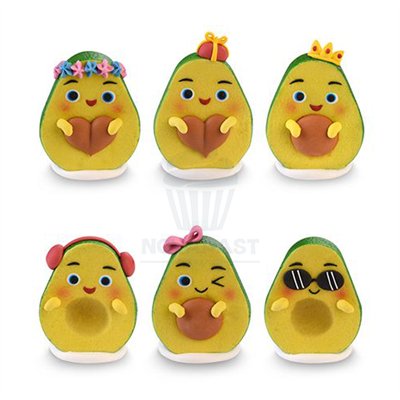 SET 30 PIEZAS AGUACATES DE AZUCAR 4X5 CM