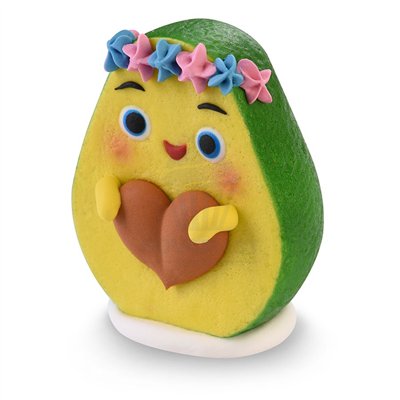 SET 30 PIEZAS AGUACATES DE AZUCAR 4X5 CM