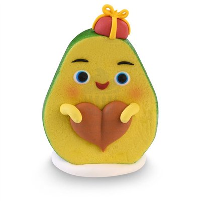 SET 30 PIEZAS AGUACATES DE AZUCAR 4X5 CM