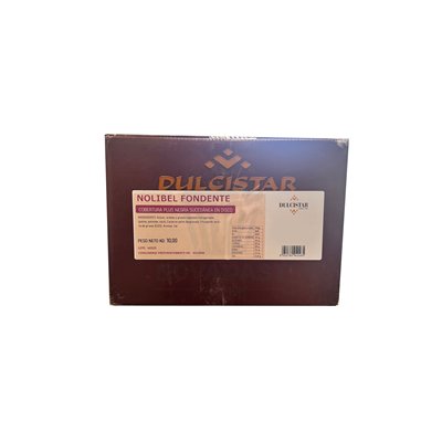 CAIXA 10 KG DE COBERTURA NEGRA DULCISTAR PARA DERRETER