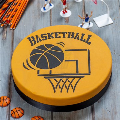 DECORA ESTÊNCIL BASQUETEBOL Ø 25 CM (UND)