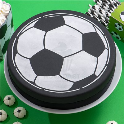 DÉCORER AVEC POCHOIR BALLON DE FOOTBALL Ø 25 CMS (UNITE)