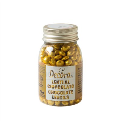 DECORA MINI LENTEJAS CHOCOLATE LECHE ORO 80GR