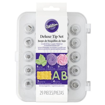 WILTON COFFRET DELUXE DE 26 DOUILLES DE DÉCORATION