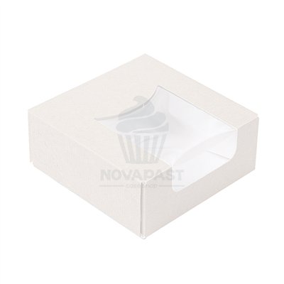 GDP CAIXA DE LANCHES COM JANELA BRANCA 23X23X5 CM