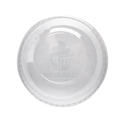 TAMPAS/CÚPULAS PARA POTE DE SORVETE 240 ML (100 UNID)