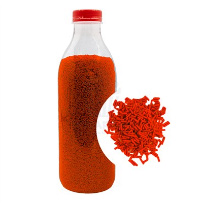 AP BOTE 1 KG DE NOUILLES DE SUCRE ROUGE DÉCORATION