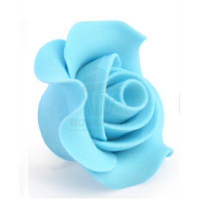 Rosas de Azúcar Azules 2,5 cm - Caja de 48 Unidades