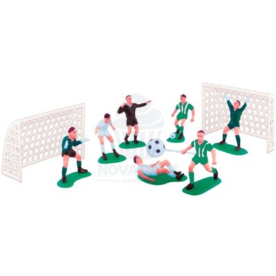 KIT PARA TARTAS "FUTBOLISTAS" - CREA TU CAMPO DE JUEGO