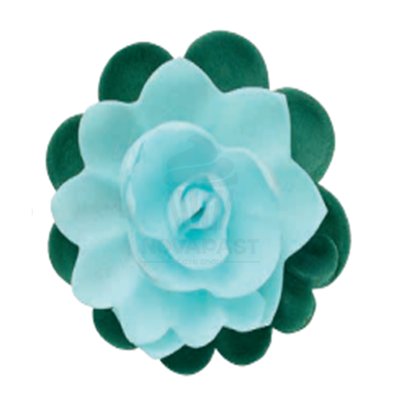 FLORENUSUC CAJA DE18 NENUFARES AZULES OBLEA 75MM