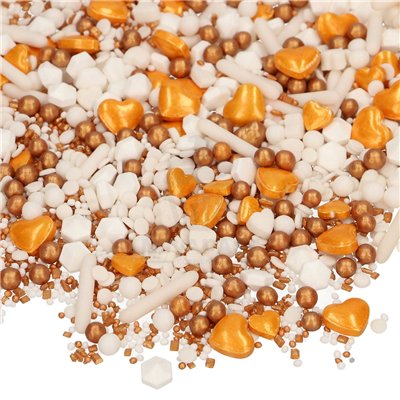 FUNCAKES BOTE 70 GR SPRINKLE "WEDDING BELLS"