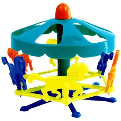 Carrusel Tiovivo Caballitos 8cm - Encanto em Miniatura