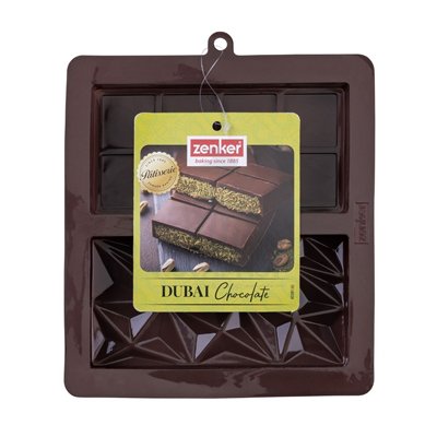 ZENKER MOULE EN SILICONE - BARRE DE CHOCOLAT DUBAÏ