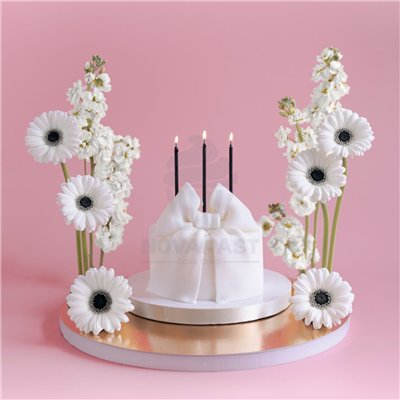 PARTYDECO SET 12 VELAS CUMPLEAÑOS NEGRO/ORO 14CM