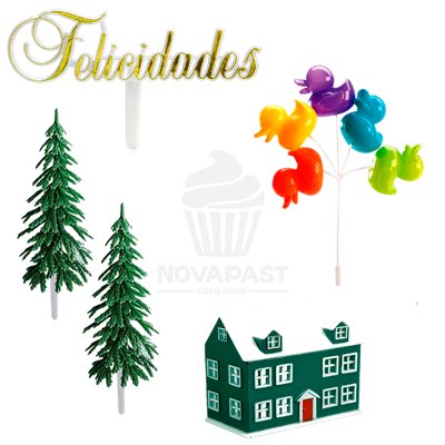 FG CONJUNTO DE 6 PEÇAS KIT DECORAÇÃO CASA