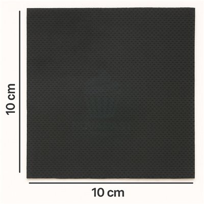 "PACK 100 GUARDANAPOS TISSUE PRETO 20X20 CM"