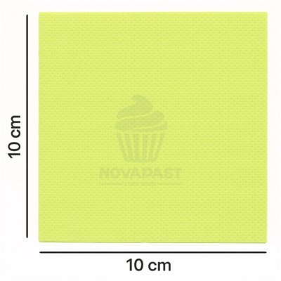 "PACK 100 GUARDANAPOS TISSUE VERDE ANIS 20X20 CM"