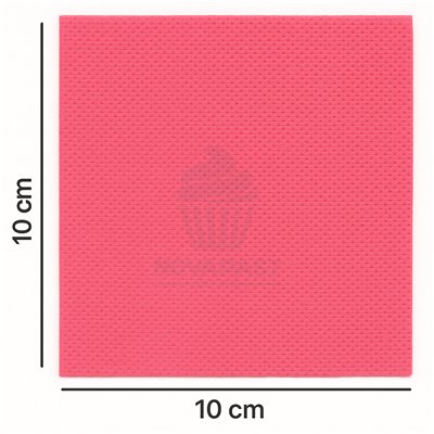PACK 100 SERVILLETAS TISSUE FUCSIA 20X20 CM - PLEGADA 10X10CM