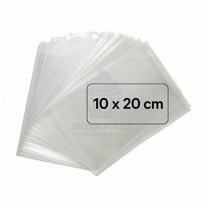 PACK. 1 KG TRANSPARENT PLASTIC BAGS PT 10X20