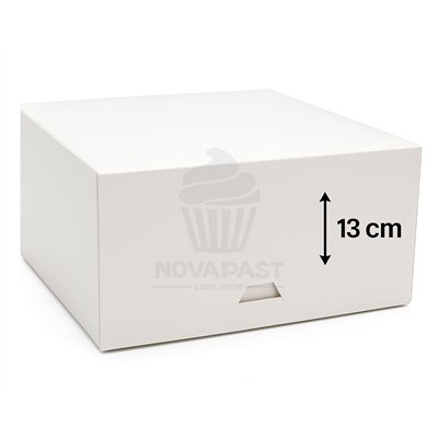 Caixa Branca para Pastas 26x26x13cm - Elegância e Praticidade