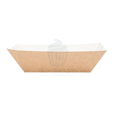 SET OF 200 KRAFT CARTON BAKING CUPS 480GR 10X6.2X5CM
