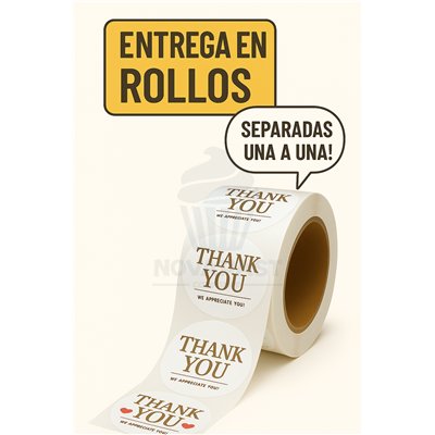 Glossy Adhesive Paper Stickers Roll - Vibrant Colors