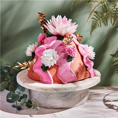 FUNCAKES FLOR PAPEL COMESTIBLE PEONIA BLANCA 12CM