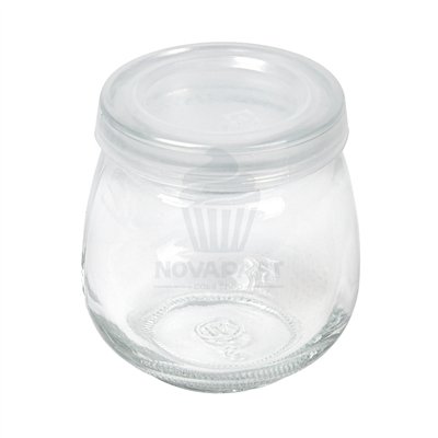 TARRO CON TAPA DE CRISTAL TRANP. 120 ML Ø6,5x6,6CM