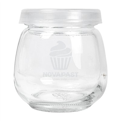TARRO CON TAPA DE CRISTAL TRANP. 120 ML Ø6,5x6,6CM
