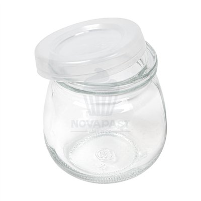 TARRO CON TAPA DE CRISTAL TRANP. 120 ML Ø6,5x6,6CM