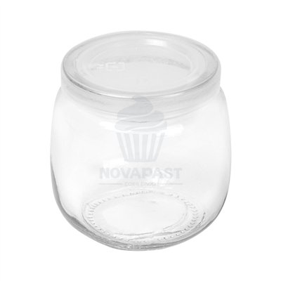 TARRO CON TAPA DE CRISTAL TRANP. 200 ML Ø7,3x7,3CM