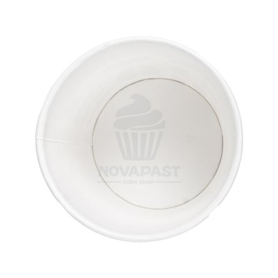 PAQ. 50 VASOS CAFE BLANCO NEGRO 120ML Ø6,2/4,5x6CM