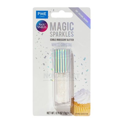PME MAGIC SPARKLES  3 GR COPOS DE GLITTER BLANCO