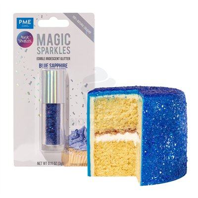 PME MAGIC SPARKLES  3 GR COPOS DE GLITTER AZUL ZAF