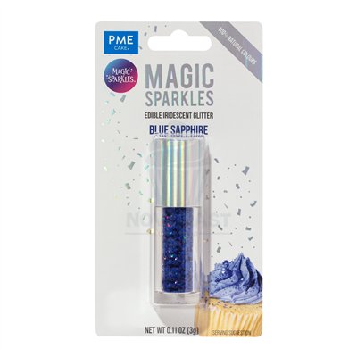 PME MAGIC SPARKLES  3 GR COPOS DE GLITTER AZUL ZAF