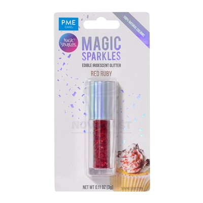 PME MAGIC SPARKLES  3 GR COPOS DE GLITTER ROJO