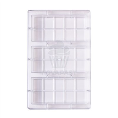 MOLDE DE 3 CAVIDADES CHOCOLATE DUBAI 275x175x22 MM