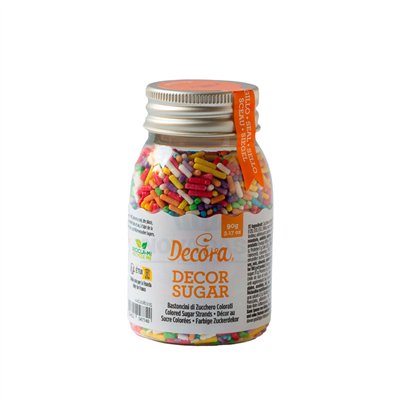 DECORA BASTONCITOS MAXI DE AZUCAR COLORMIX 90 GR