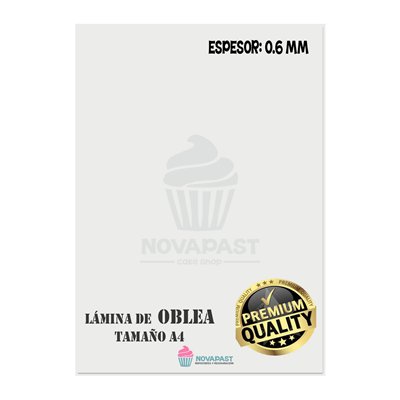 High-quality A4 wafer sheets, pack of 100 units