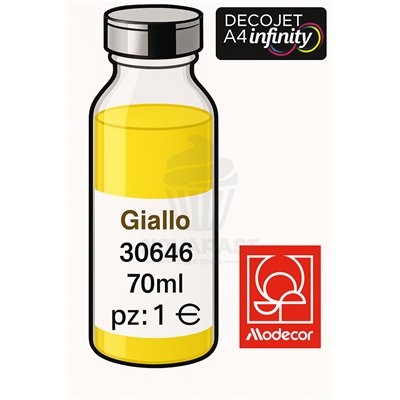 CARTUCHO RECAM IMPRESORA DECOJET INFINITY AMARILLO