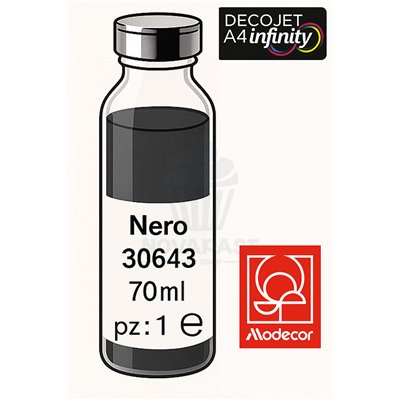 CARTUCHO RECAMBIO IMPRESORA DECOJET INFINITY NEGRO