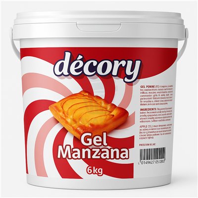 Gelatina de Manzana DECORY 6KG: Sabor y Calidad Premium